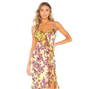 CINQ A SEPT FLORAL GOWN